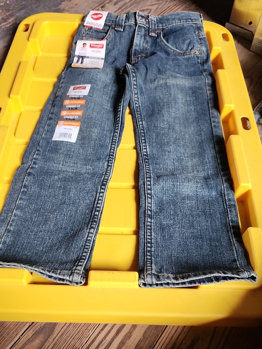 Boy's Blue Straight Fit Jeans